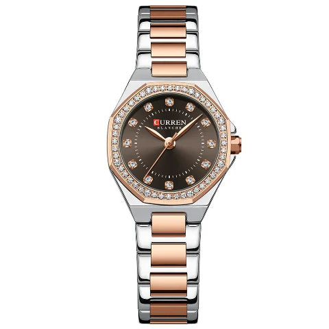 ከረን የሴቶች የሚያብለጨልጭ Rhinestone Blanche Watch (መደወል 2.1 ሴሜ) - CUR229
