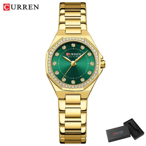ከረን የሴቶች የሚያብለጨልጭ Rhinestone Blanche Watch (መደወል 2.1 ሴሜ) - CUR229