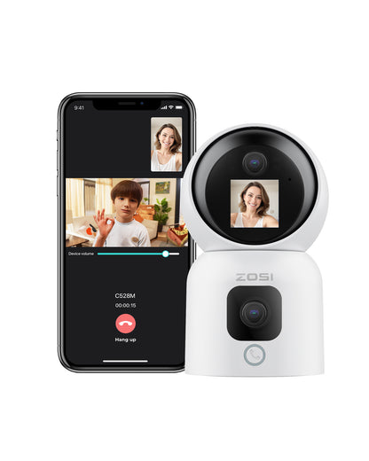 Baby monitor C516 2MP with Audio call, dual band wifi