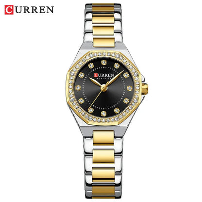ከረን የሴቶች የሚያብለጨልጭ Rhinestone Blanche Watch (መደወል 2.1 ሴሜ) - CUR229
