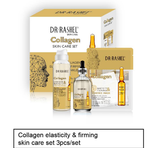 Collagen Elasticity and Firming skin አዘጋጅ 3 PCs ዶ/ር ራሼል