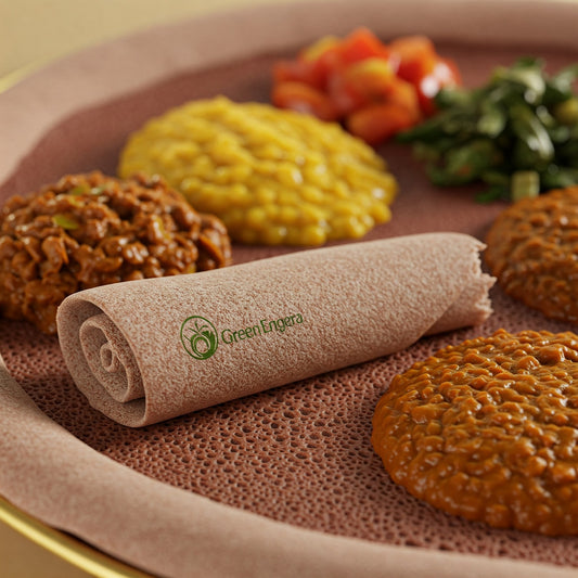 ግሪን እንጀራ : Enjera – Authentic Ethiopian Injera