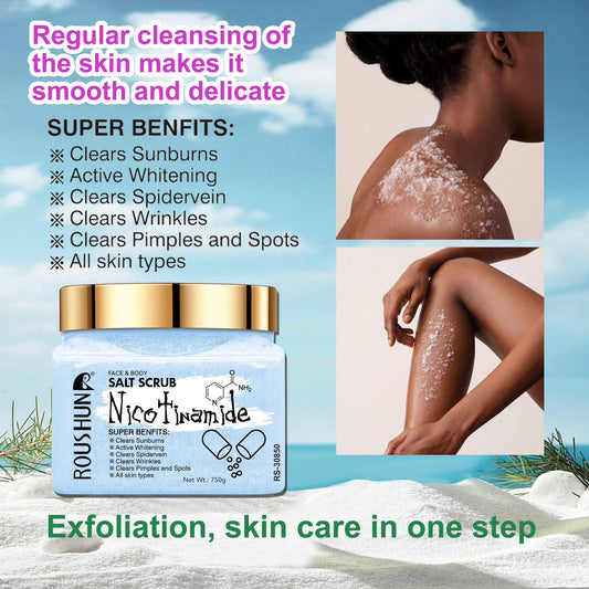 Nicotinamide Salt Scrub  Face and Body