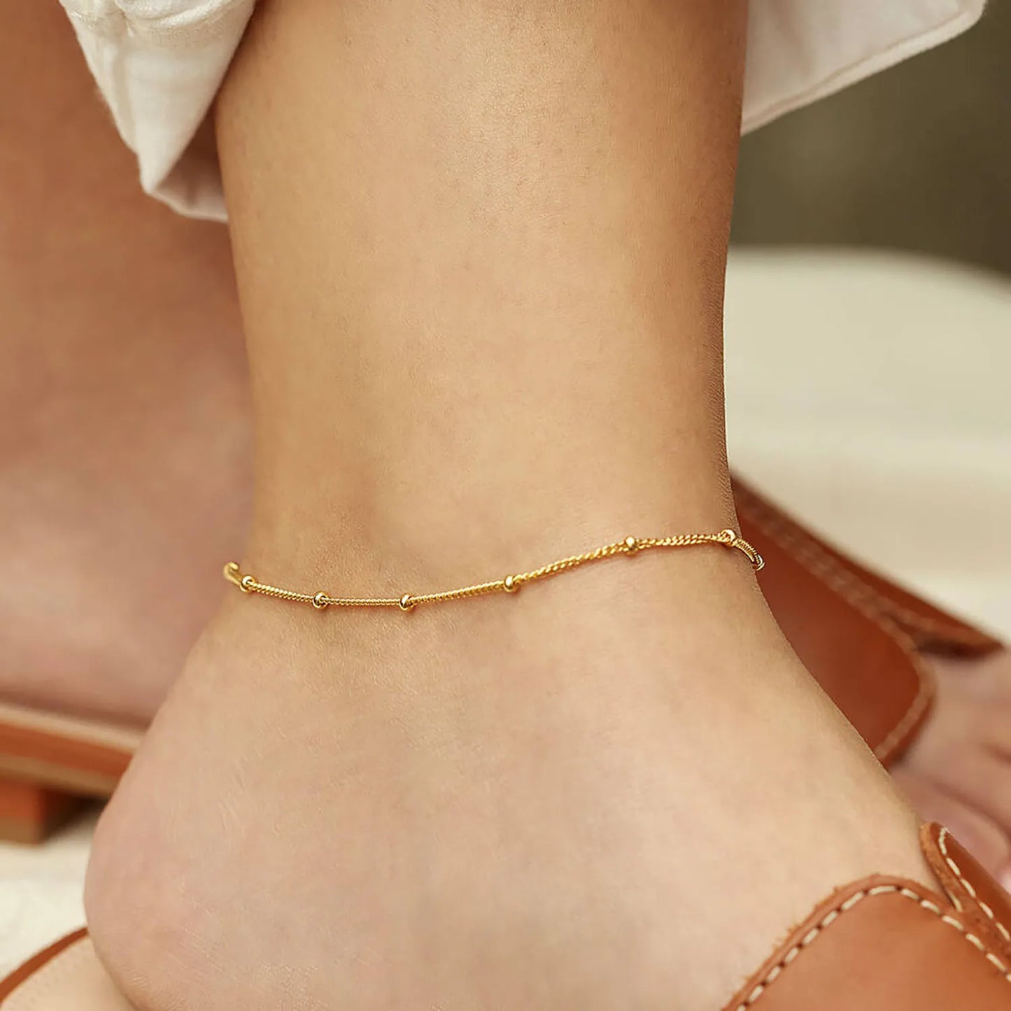 Aihua Bohemian Anklets Bracelets For Women Multiple Layers Turkish Eyes Ankle Bracelet Barefoot Sandals Pulseras Foot Jewelry