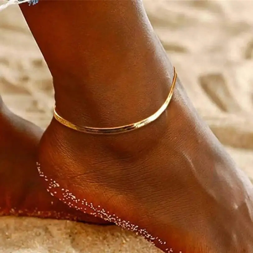 Aihua Bohemian Anklets Bracelets For Women Multiple Layers Turkish Eyes Ankle Bracelet Barefoot Sandals Pulseras Foot Jewelry