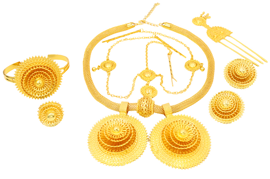 Habesha Jewellery 5 Pcs – Timeless Elegance from Ethiopia & Eritrea