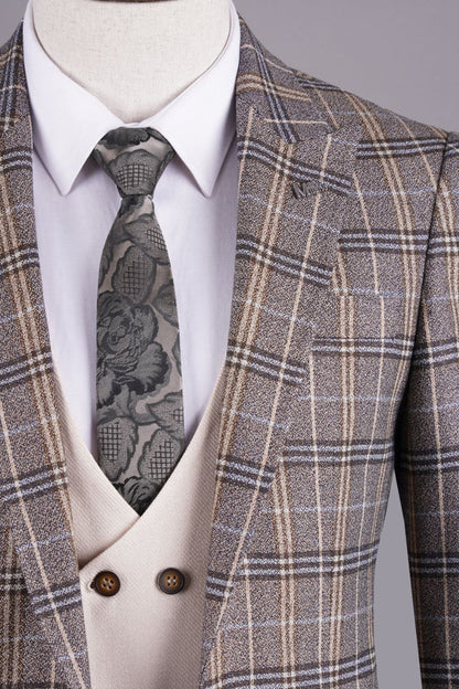 Elegant Turkish Suit for Men – Premium Tailored Design - double line